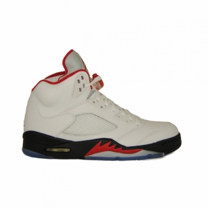 2013 Nike Air Jordan V Retro Fire Red White Black