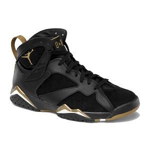 Air Jordan 7 Retro Black Metallic Gold